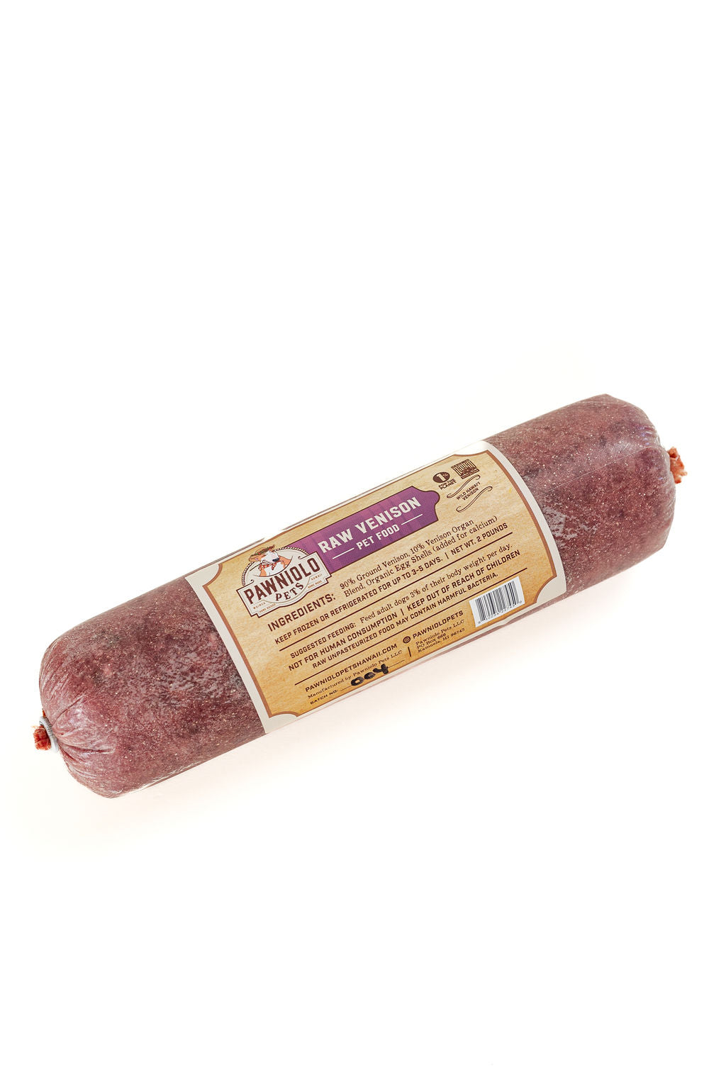 2# Raw Venison Pet Food